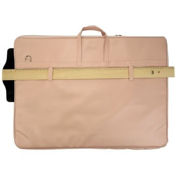 BBack Soft Deri Proje Çantası 55x75cm Pudra