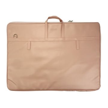 BBack Soft Deri Proje Çantası 55x75cm Pudra
