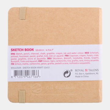 Talens Art Creation Eskiz Bloğu Sert Kapak 140gr 12x12cm Kraft 80yp