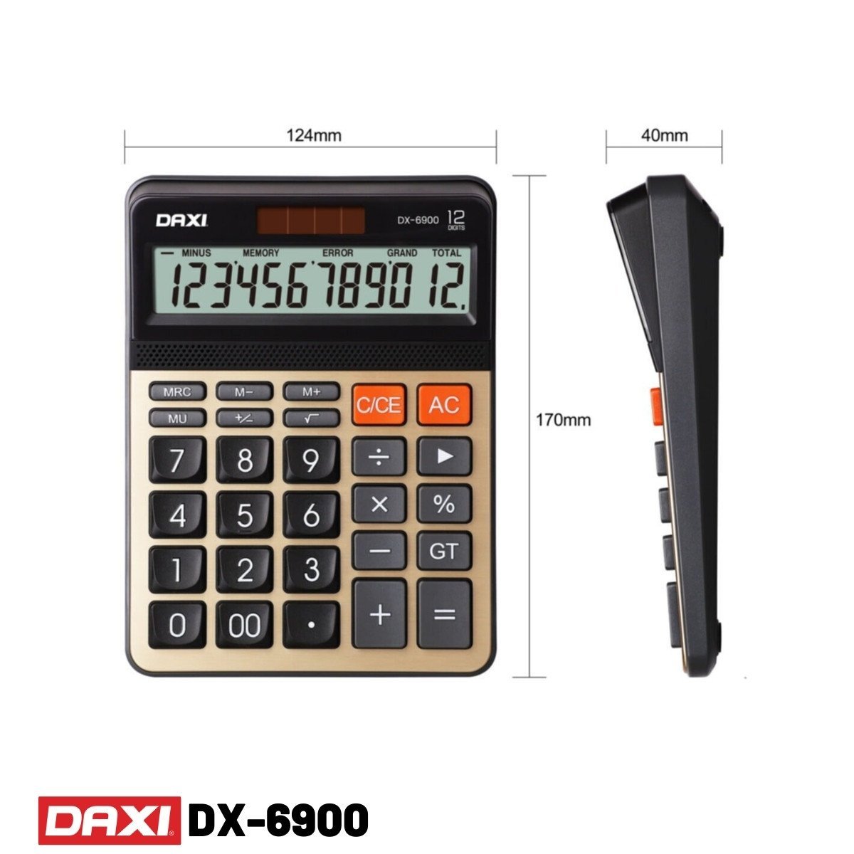 Daxi Hesap Makinesi Gold Edition 12 Hane DX-6900