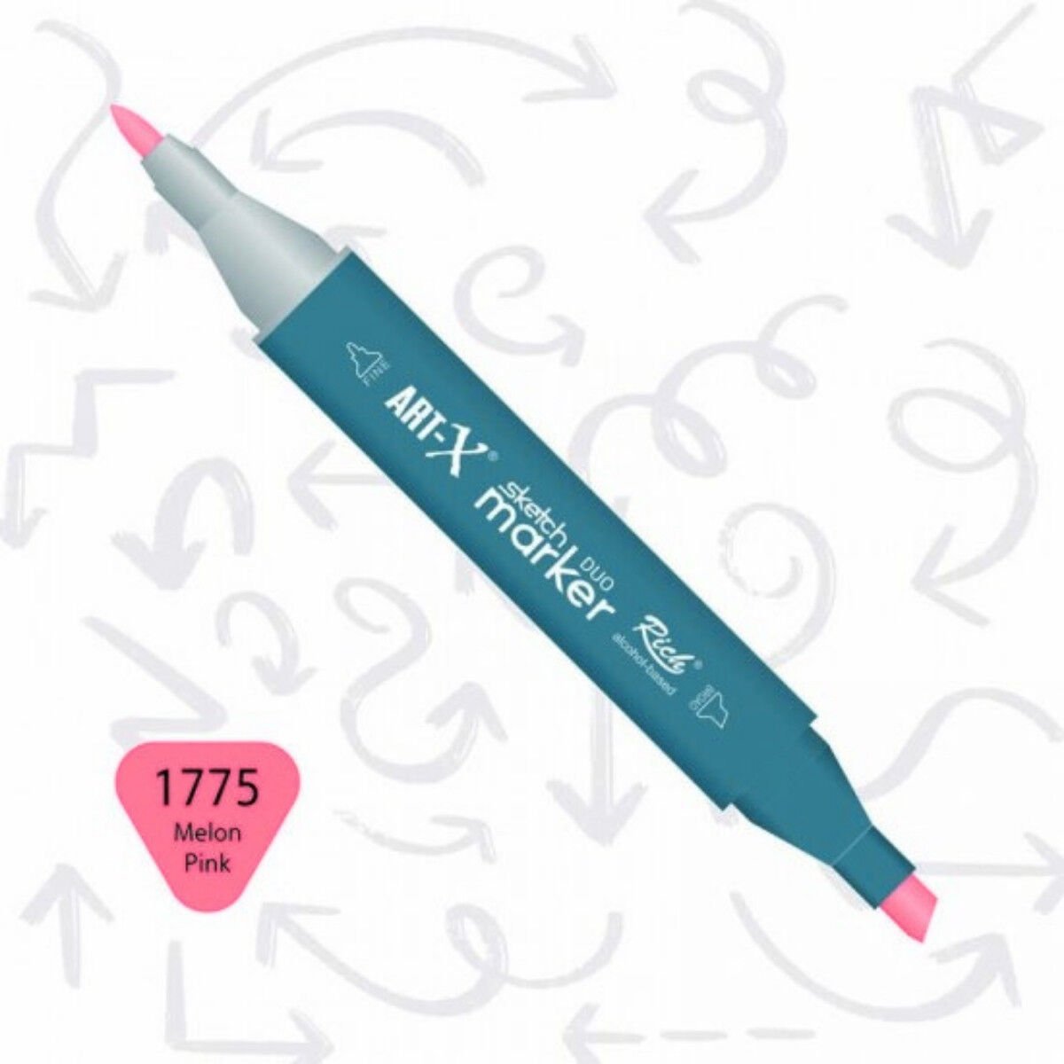 ART-X Çift Uçlu Sketch Marker Kalem 1775 Melon Pink