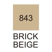 Zig Kurecolor Kc3000 Twin S Marker Kalem 843 Brick Beige