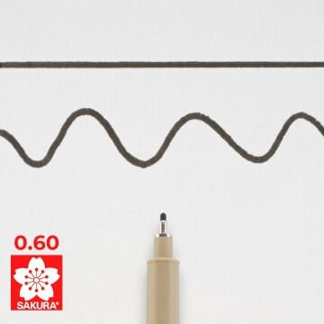 Sakura Pigma Micron Teknik Çizim Kalemi 10 0.6mm Siyah