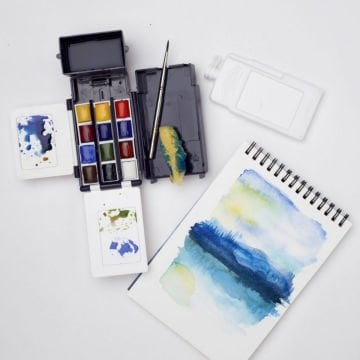 Winsor Newton Cotman Field Box 1/2 Sulu Boya 12li 0390639