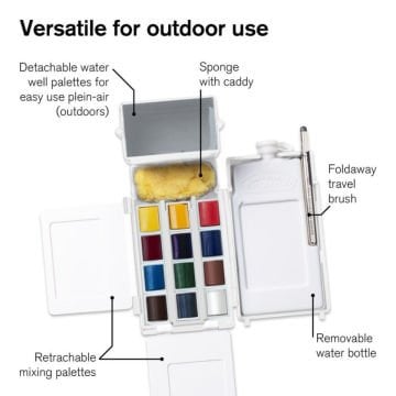 Winsor Newton Cotman Field Box 1/2 Sulu Boya 12li 0390639