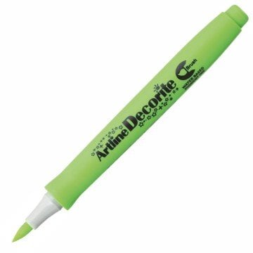 Artline Decorite Marker Kalem Fırça Uçlu Yellow Green