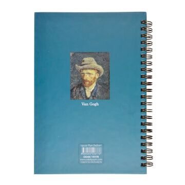 Van Gogh 14x20 Plan Defteri Starry Night Over the Rhône