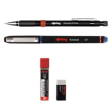 Rotring Visumax ve Roller Ofis Seti 0.7mm Mavi