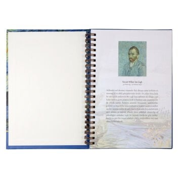Van Gogh 14x20 Plan Defteri Starry Night Over the Rhône