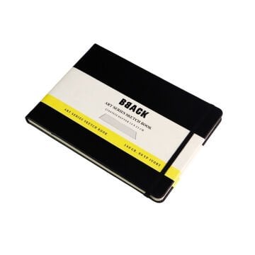 BBack Eskiz Bloğu Sert Kapak 140gr 14x21cm Siyah 80yp