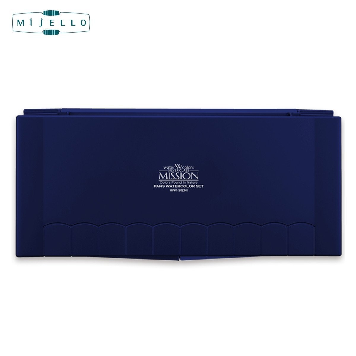 Mijello Mission Silver Class Sulu Boya Tabletli 20li + Kapaklı Palet