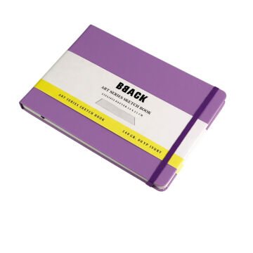 BBack Eskiz Bloğu Sert Kapak 140gr 14x21cm Lila 80yp