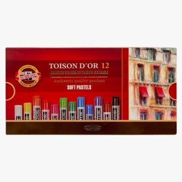 Koh-i-Noor Toison D'or Tam Boy Soft Pastel Artist's Seti 12li