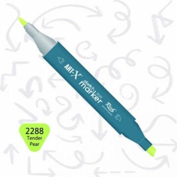 ART-X Çift Uçlu Sketch Marker Kalem 2288 Tender Pear