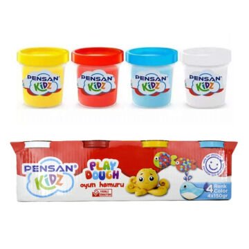 Pensan Kidz Oyun Hamuru Büyük Boy 4x150gr