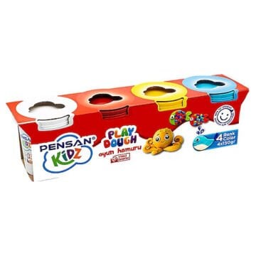 Pensan Kidz Oyun Hamuru Büyük Boy 4x150gr