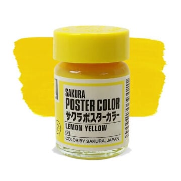 Sakura Poster Colors Guaj Boya 30ml 002 Lemon Yellow