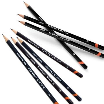 Derwent Graphic Dereceli Eskiz Cizim Kalemi 12B