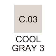 Zig Kurecolor Kc3000 Twin S Marker Kalem C03 Cool Gray 3