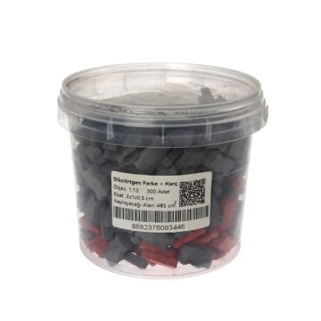 Eshel Maket Minyatür Dikdörtgen Parke 1/12 2x1x0.5cm 200lü