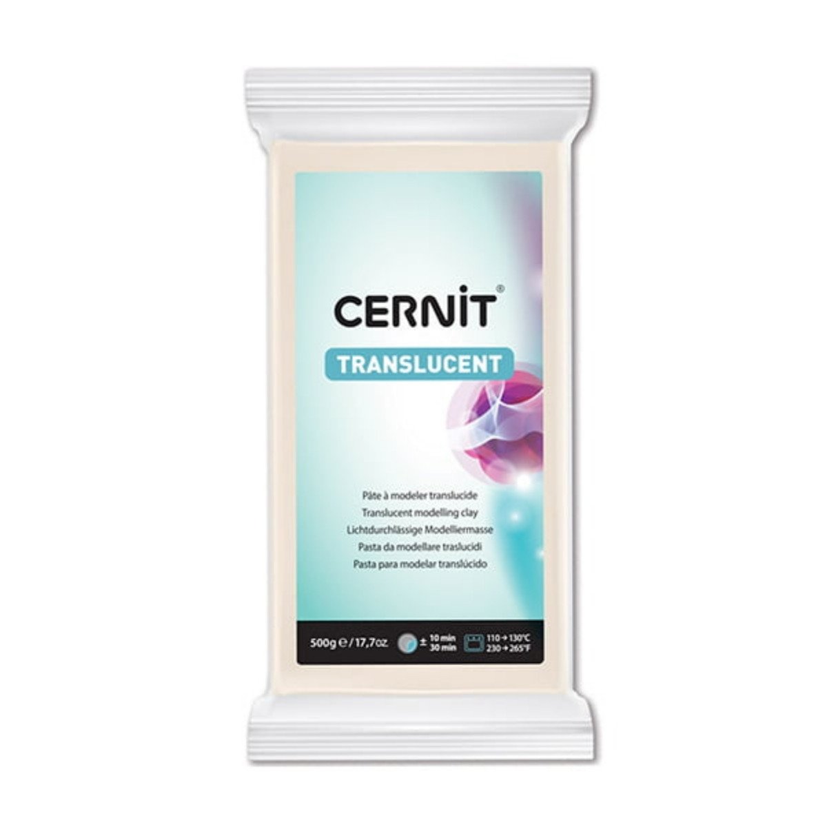 Cernit Polimer Kil Translucent 500gr 005 White