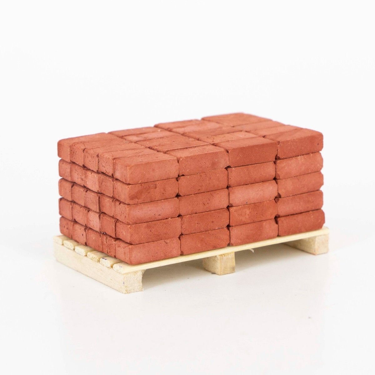 Eshel Maket Mİnyatür Pres Tuğla Kırmızı 1/24 1.4x0.6x0.7cm 200li