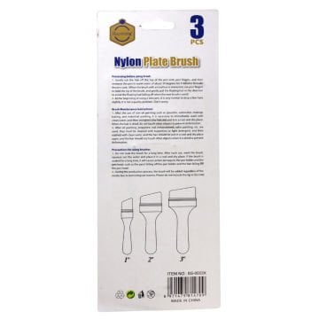 Keep Smiling Zemin Fırça Seti Yan Kesik 3lü N:BS-0003X