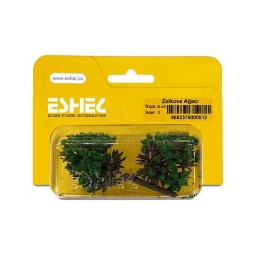 Eshel Maket Zelkova Ağacı 6cm 2li