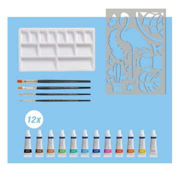 Faber Castell Sulu Boya Boyama Seti 18 Parça