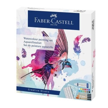 Faber Castell Sulu Boya Boyama Seti 18 Parça
