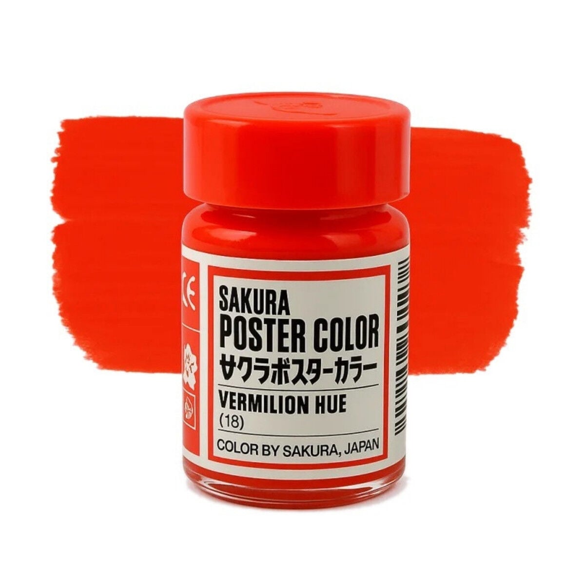 Sakura Poster Color Guaj Boya 30ml 018 Vermillion Hue