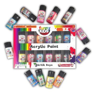 Funny Kids Akrilik Boya 20ml 12li Set