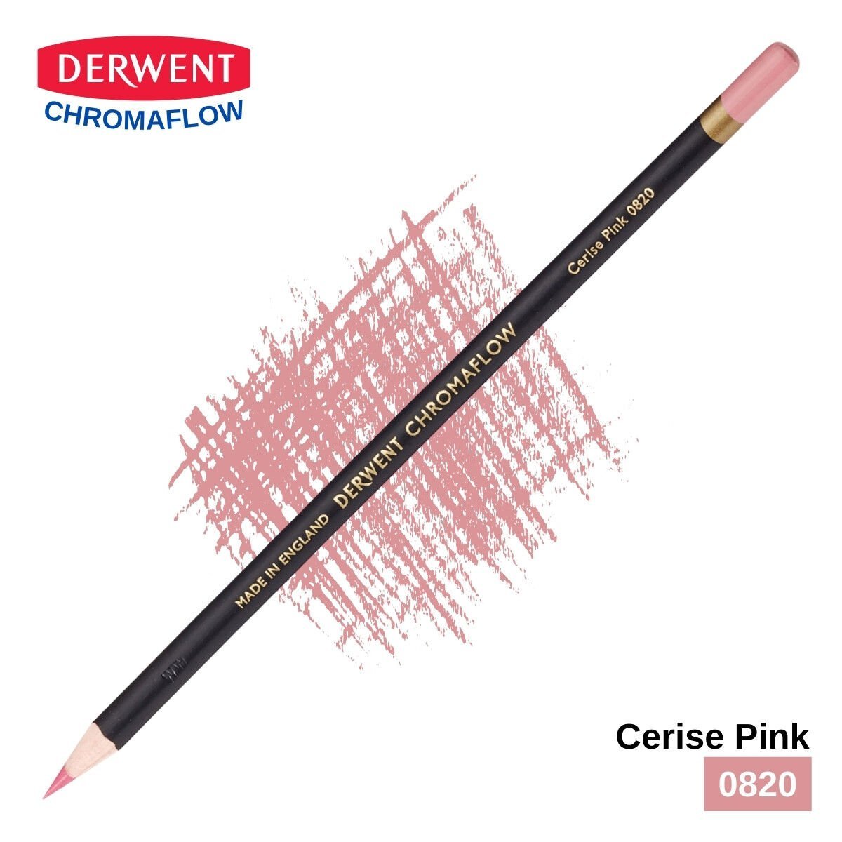 Derwent Chromaflow Kuru Boya Kalemi 0820 Cerise Pink