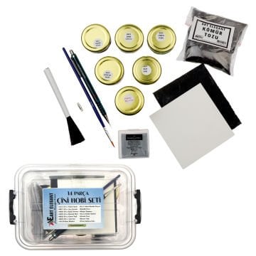 Art Elegant 14 Parça Çini Hobi Seti