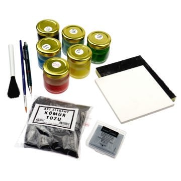 Art Elegant 14 Parça Çini Hobi Seti