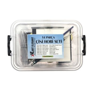 Art Elegant 14 Parça Çini Hobi Seti