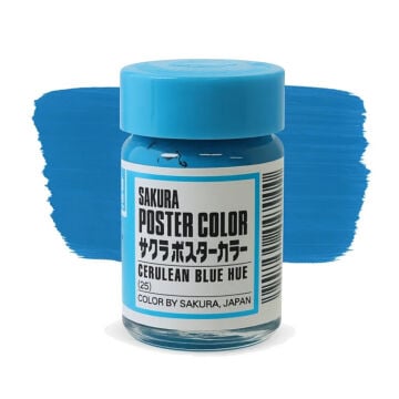 Sakura Poster Color Guaj Boya 30ml 025 Cerulean Blue Hue