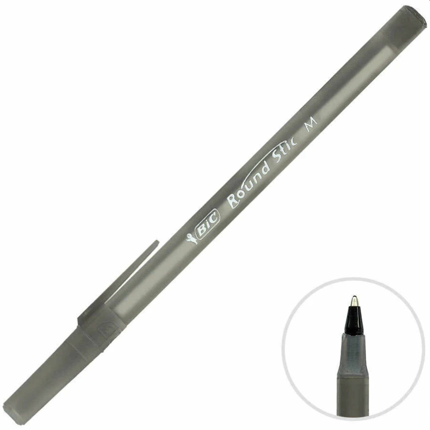 Bic Tükenmez Kalem Round Stic 1.0mm Siyah