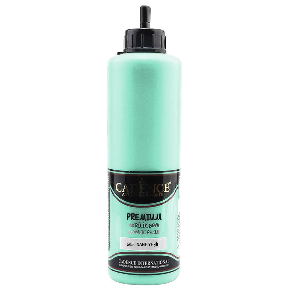 Cadence Premium Akrilik Boya 500ml 5050 Nane Yeşil