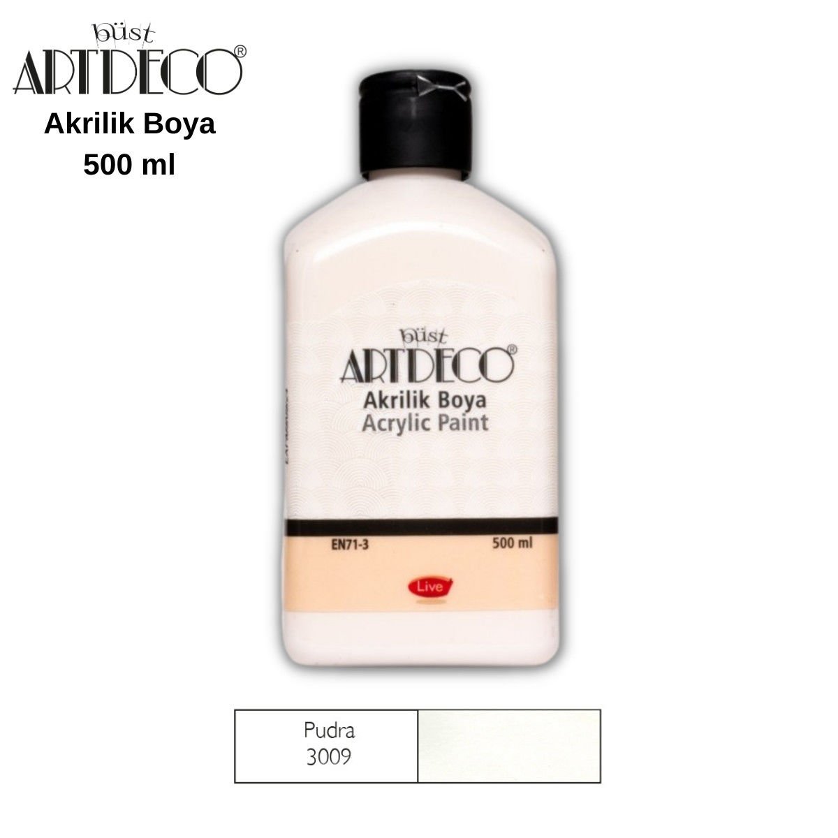 Artdeco Akrilik Boya 500ml 3009 Pudra