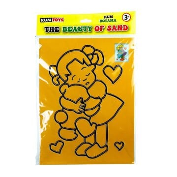 Kumtoys Kum Boyama Set 23x33cm Kız Çocuğu