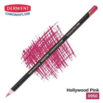 Derwent Chromaflow Kuru Boya Kalemi 0950 Hollywood Pink