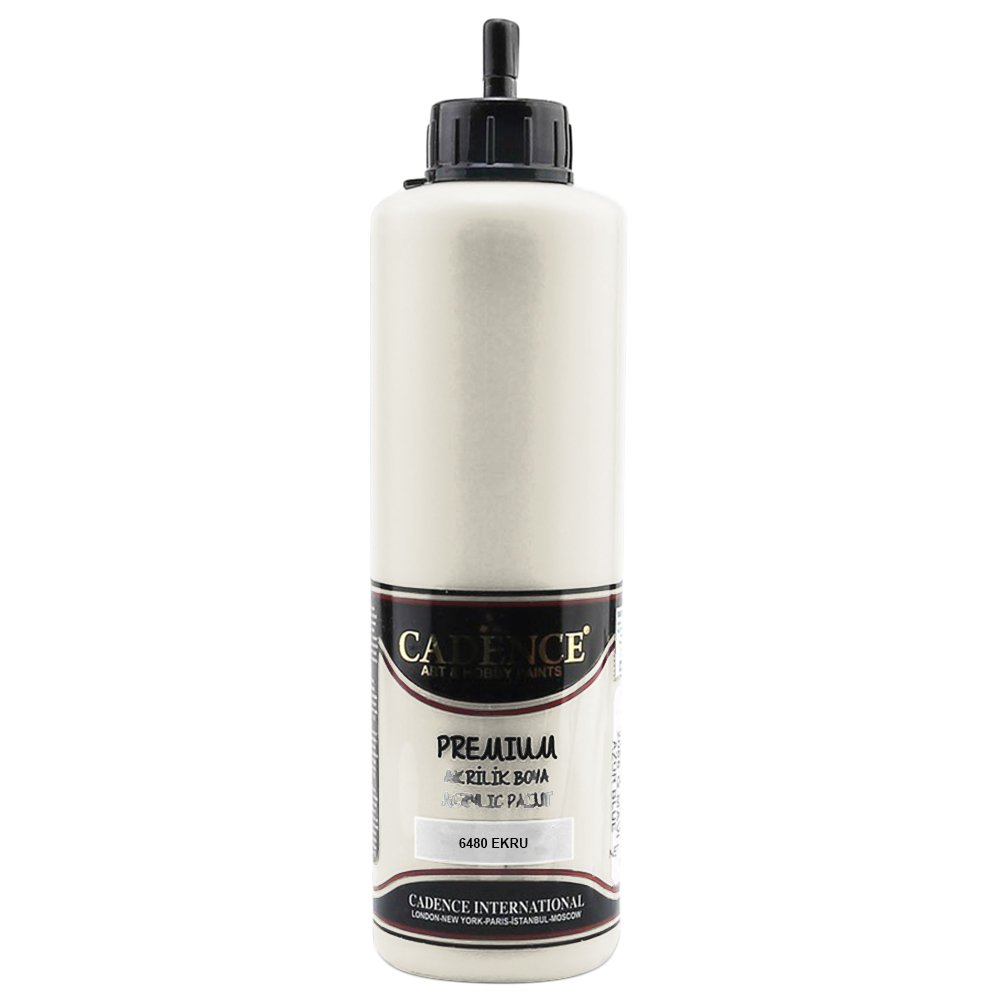 Cadence Premium Akrilik Boya 500ml 6480 Ekru