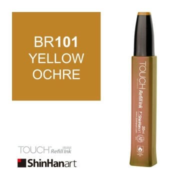 Shinhanart Touch Ink Alkol Bazlı Mürekkep 20ml BR101 Yellow Ochre