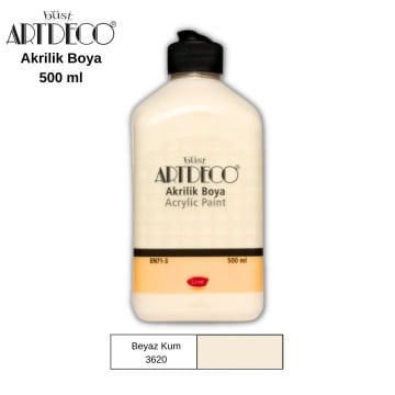Artdeco Akrilik Boya 500ml 3620 Beyaz Kum
