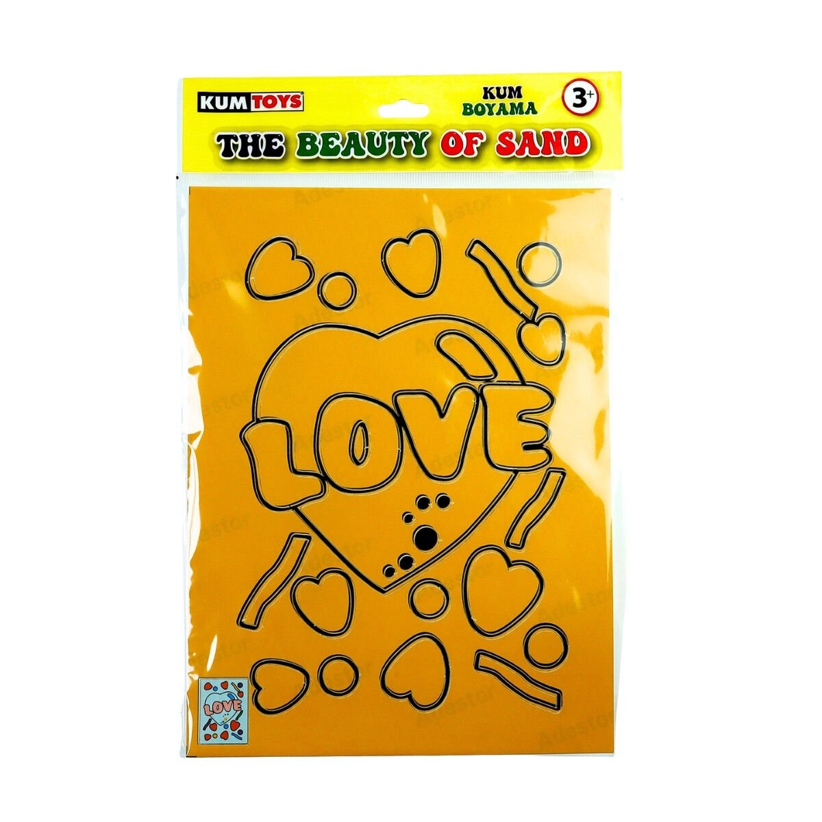 Kumtoys Kum Boyama Set 23x33cm Love