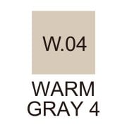 Zig Kurecolor Kc3000 Twin S Marker Kalem W04 Warm Gray 4
