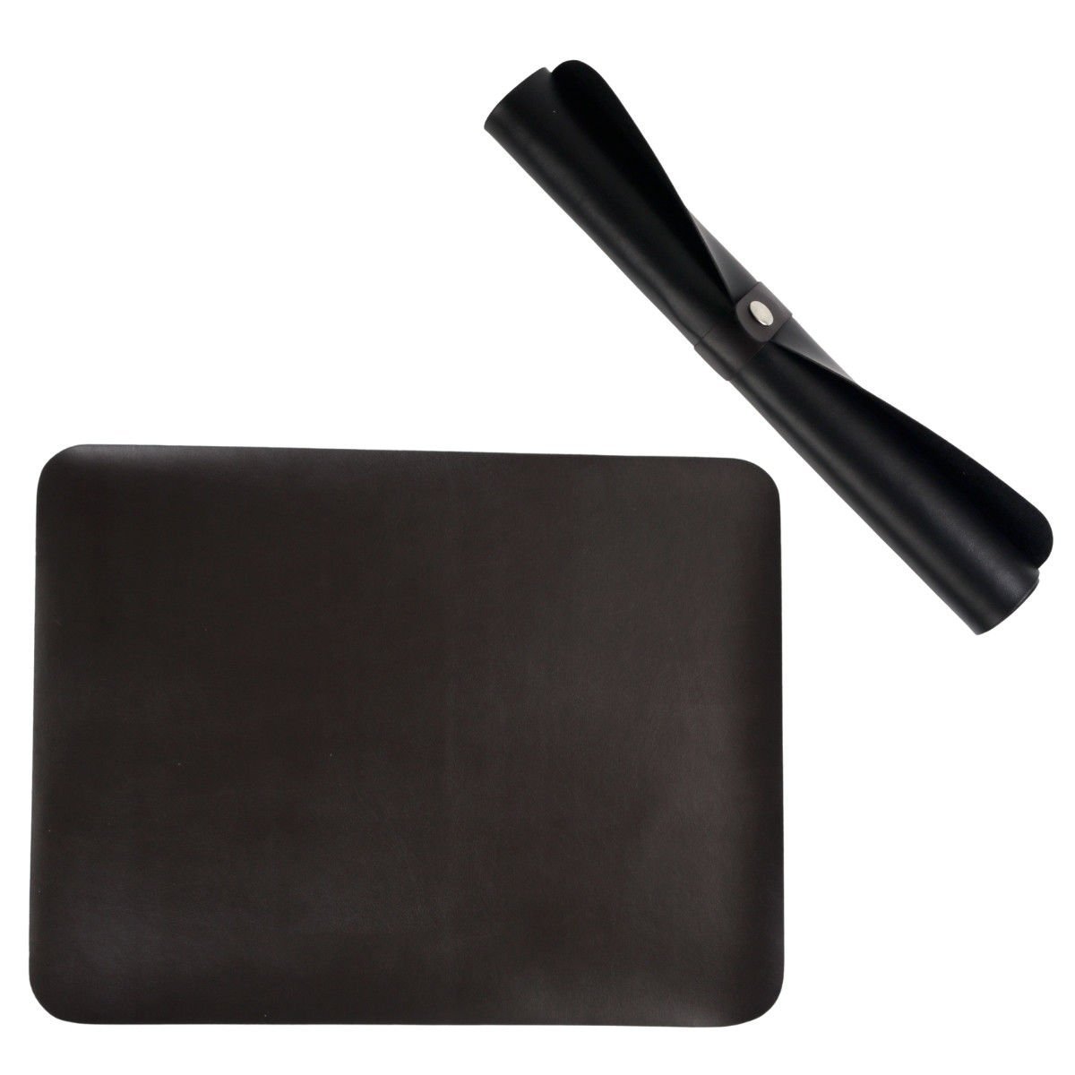 Art Elegant Suni Deri Yazı Altlığı 30x40cm Koyu Kahve