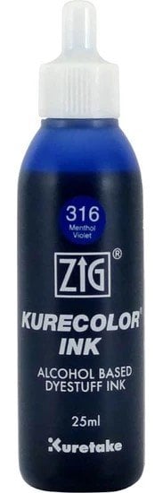 Zig Kurecolor Ink Alkol Bazlı Mürekkep 25ml 319 (316) Menthol Violet