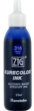 Zig Kurecolor Ink Alkol Bazlı Mürekkep 25ml 319 (316) Menthol Violet